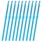 10Pcs 5mm Crochet Hook, Aluminum Knitting Needles Craft Yarn, Crochet Hook for DIY Craft, Gold Crochet Needles for Knitting Scarf(Blue)
